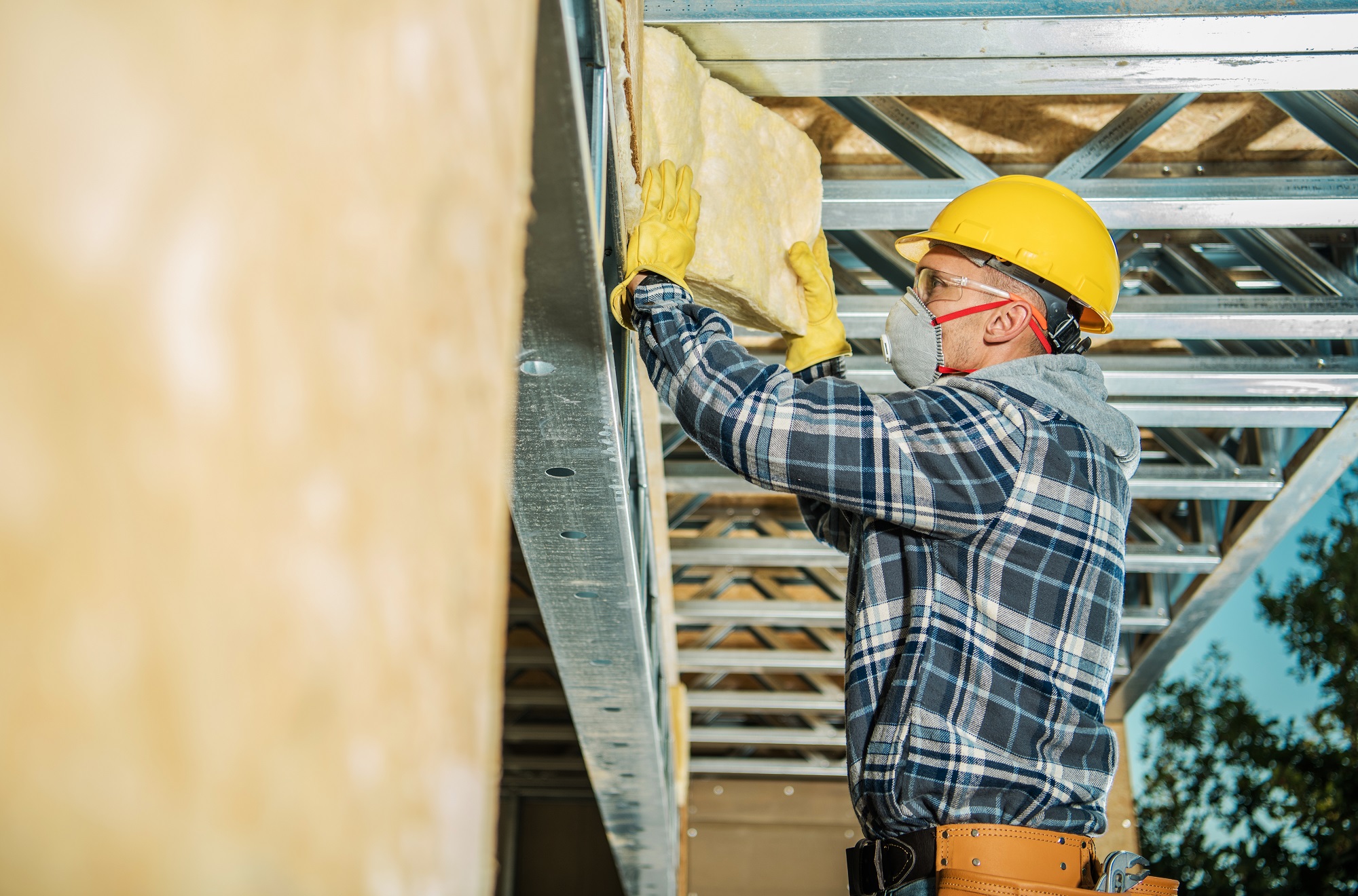 Energy efficiency worker. 