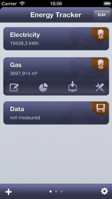 Energy Tracker app