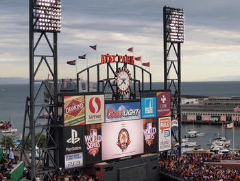 AT&amp;amp;T park has undergone recent retrofits to become more energy efficient.