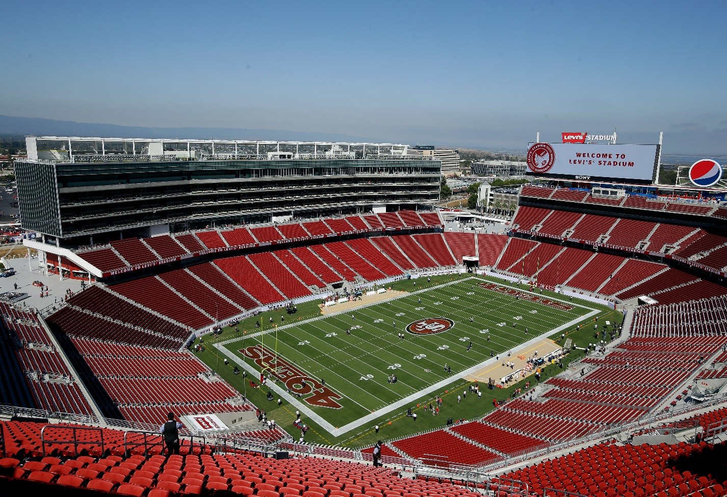 NFL, football, levi's stadium, san francisco, 49ERS, football season, energy, efficiency, energy efficiency, sustainability, LED, LED lights, green, power, lighting 