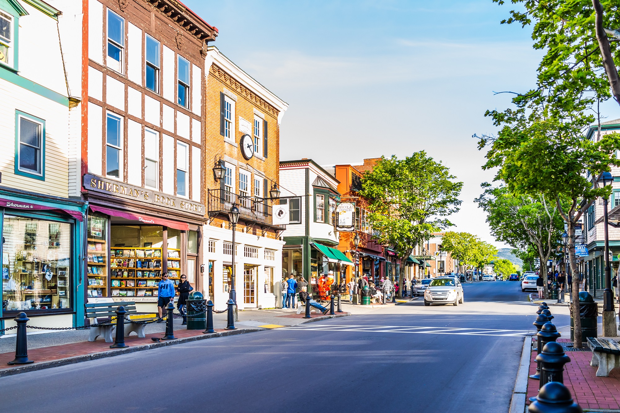 Town main street. 